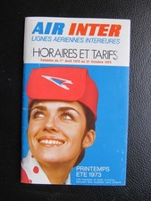AIR INTER timetable horaire