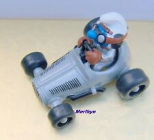 40256 schtroumpf voiture pilote gris metalisé smurf pitufo puffo puffi RARISSIME