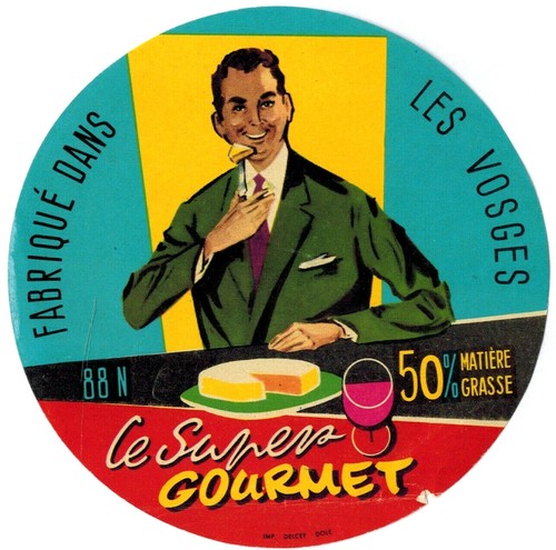Etiquette fromage des - etiquette,