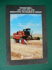 catalogue Agricole : FIATAGRI moissonneuse série L / L411  L413  L416  L516 