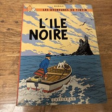 TINTIN L'ILE NOIRE B36 1966