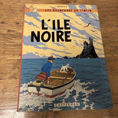 Tintin ile noire b36 1966 - l'ile,
