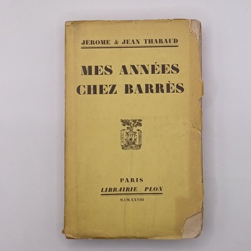 Mes années chez barrès - années,