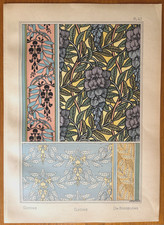 Eugène GRASSET : GLYCINE pl