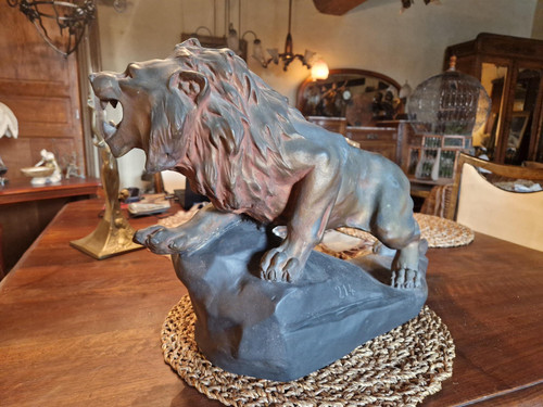 Grande sculpture lion art - grande,