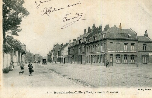 Carte ronchin lez lille - lez,