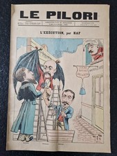 Journal Le Pilori n°375 du 25 juin 1893 revue satirique caricature Haf