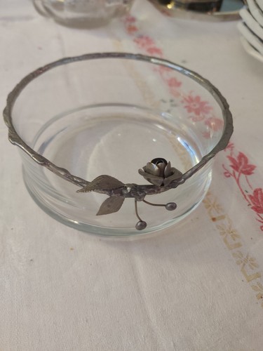Coupe fruits bord etain - coupe,