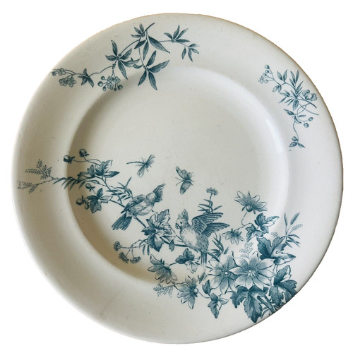 Longwy assiette ancienne - assiette,