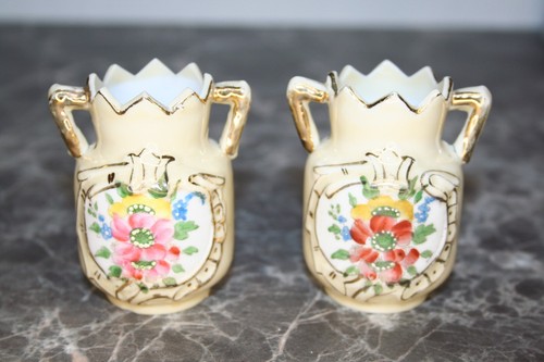 Paire vases miniature fond - vases,