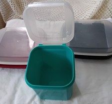 TUPPERWARE Vintage  Lot De 3 Boites Signature à  charnières 