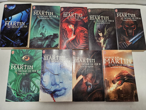 Lot livres trone de fer - lot,