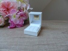 Ecrin blanc, boites à bijoux