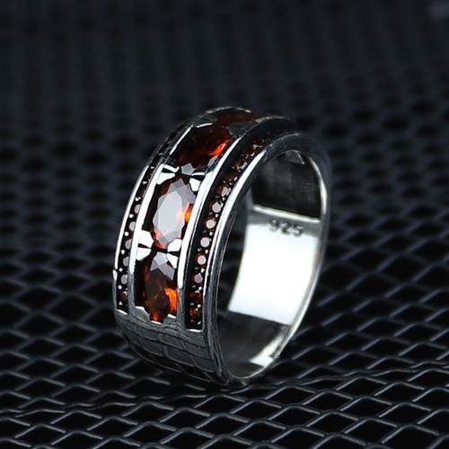 Handmade men ruby wedding - men's,