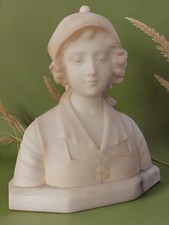 Buste en Onyx blanc Sculpté