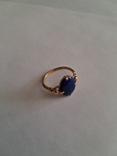 bague or jaune 18 k  avec