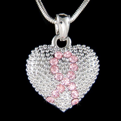 Collier cœur cristal - collier,