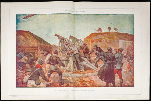 Guerre canon de 75 - :,