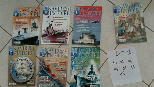 Lot magazines navires - lot, &