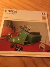 LA Française 125 cm3 Paris-Nice scooter 1956 Carte moto Collection Atlas France