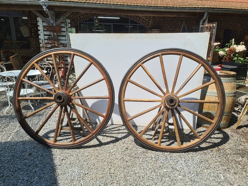 Roues charette chevaux - roues,