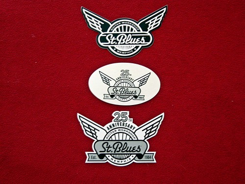 Blues guitars sticker - blues, set