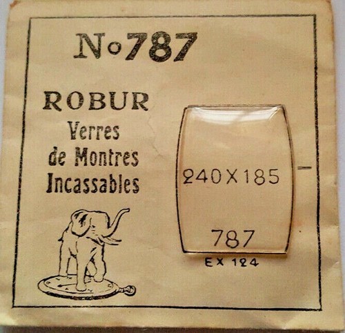 Verre robur plexi 787 - verre, pour