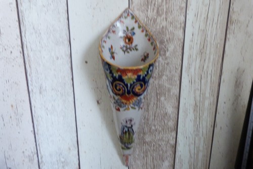 Ancienne bouquetière faïence - ancienne,