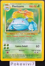 Carte Pokemon FLORIZARRE 15/102 Holo Set de Base Wizards FR