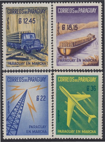 Paraguay 270 1961 - paraguay, a-270/73