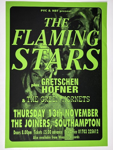 Flaming stars affiche - flaming,