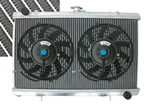 3row aluminium radiateur - 3row, radiateur+fans