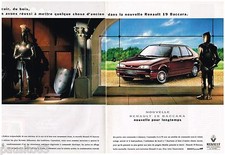 PUBLICITE ADVERTISING  105  1992   RENAULT la nouvelle R 19 BACCARA (2p)