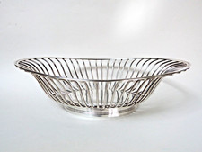 gallia Christofle corbeille banette en métal argenté art déco d'époque