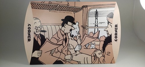 Pochette promo carton tintin - pochette,