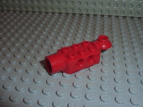 Lego red technic brick 2x3 - technic,