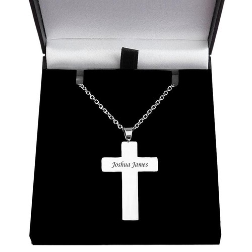 Collier croix personnalisé - collier,