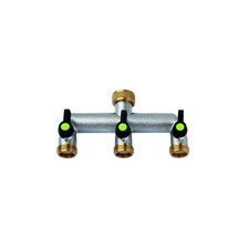 Robinet laiton 3 voies entre