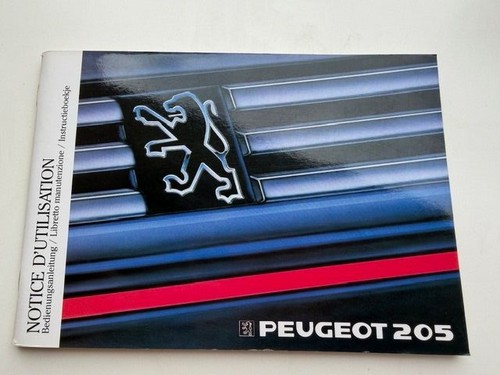 Peugeot 205 phase notice - 2,