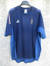 Maillot EQUIPE DE FRANCE World Cup 2002 training ADIDAS shirt jersey vintage XXL
