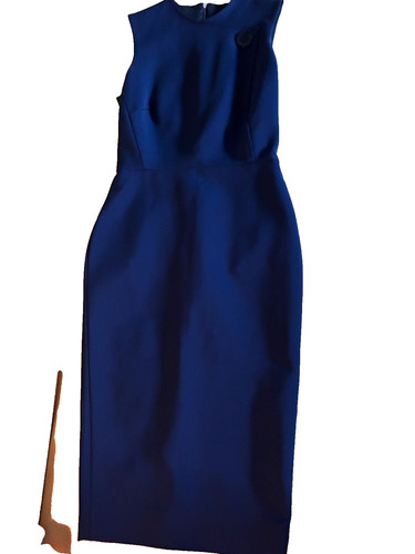 Victoria beckham robe bleu - victoria,
