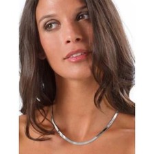 Collier Maille Miroir Argent