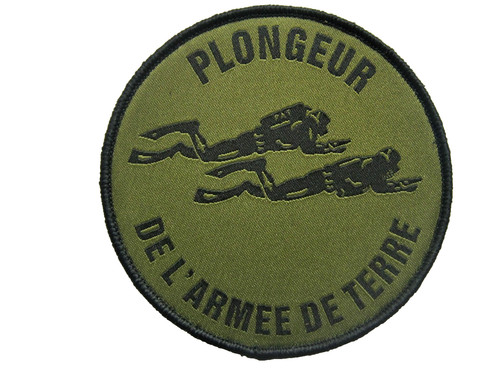 Ecusson plongeur armee de - plongeur, l'armee