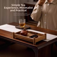Plateau à thé chinois design minimaliste attrait esthétique naturel organisat
