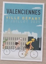 cyclisme - carte postale ville
