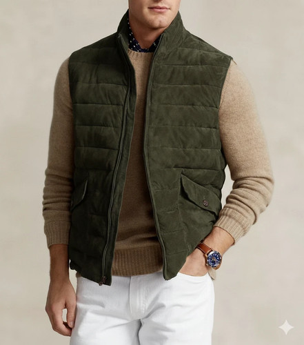 Manteau gilet matelassé - , en