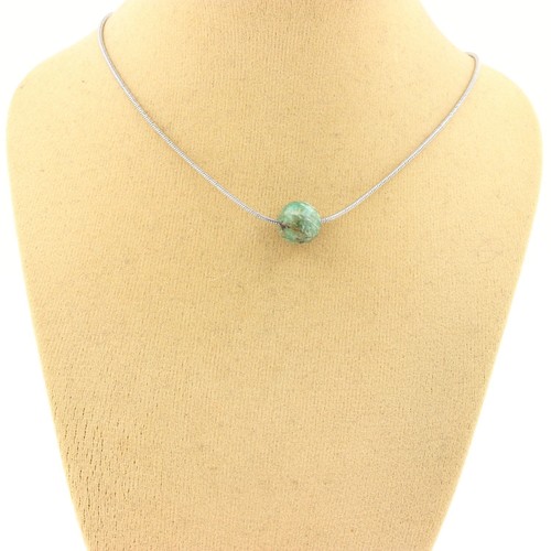 Collier perle turquoise du - collier,