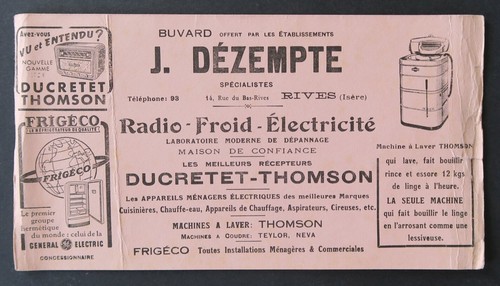 Buvard dezempte radio froid - buvard,