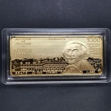 LINGOT CUIVRE DORE 40g