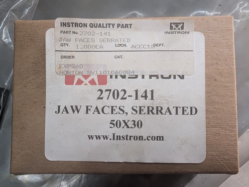 Instron 2702 141 serrated jaw - instron,